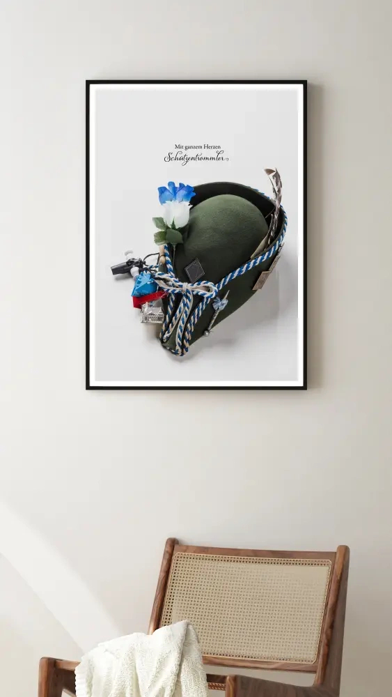 Schützentrommler Hut / DIN A2